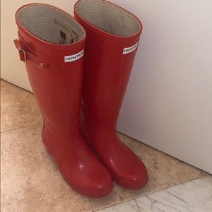 Hunter rain boots women’s size 6